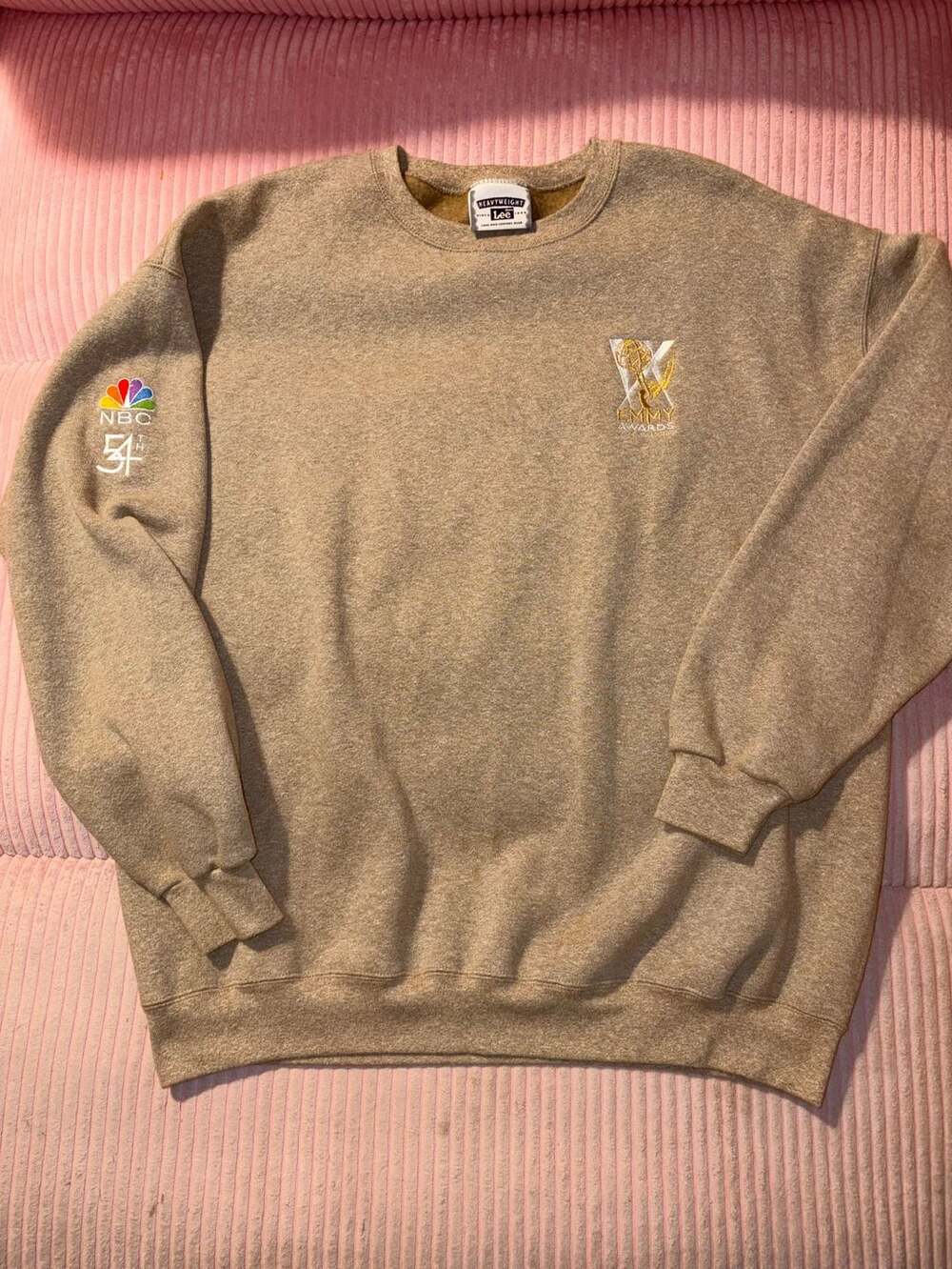 Lee Vintage Heavyweight Emmy Awards NBC 54th Crewneck Sweatshirt XL